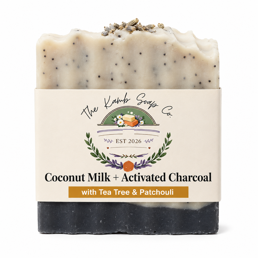Coconut Milk Charcoal Soap