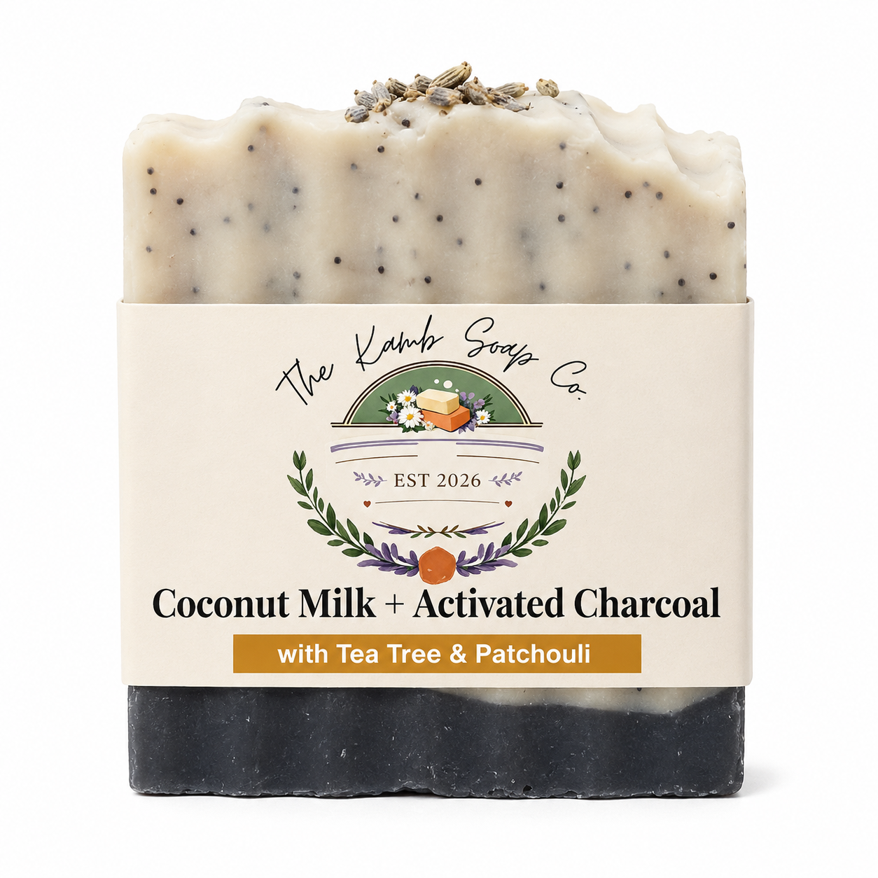 Coconut Milk Charcoal Soap
