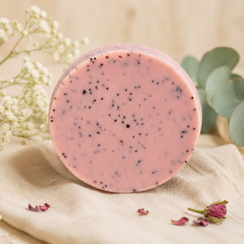 Creamy Raspberry Goatmilk Facial & Body Soap – 6 oz