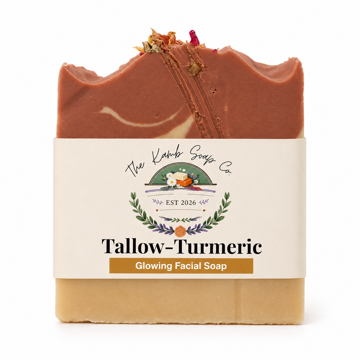 Tallow-Turmeric Glowing facial Soap
