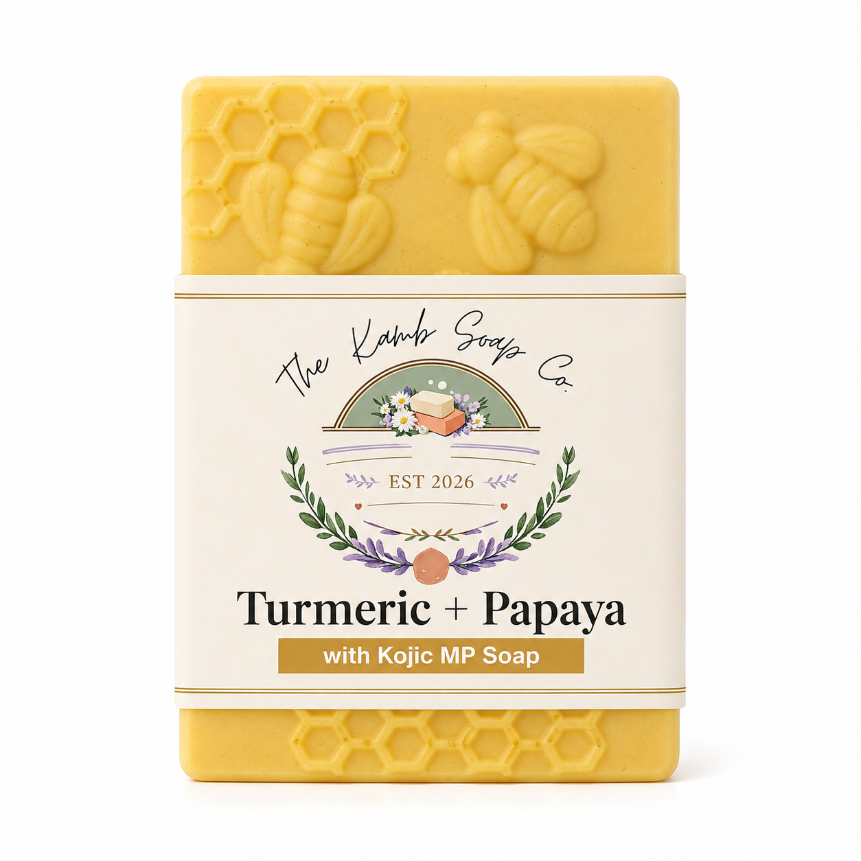 Turmeric + Papaya Kojic Brightening Soap