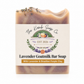 Lavender Goatmilk Bar Soap | Handmade Goat Milk Soap with Lavender and Brazilian Purple Clay | Natural Face and Body Soap